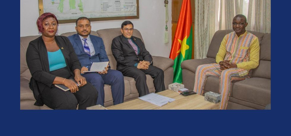 Ambassador Om Prakash Meena called on H.E. Mr. Yacouba Zabre, Minister of Mines, Energy and Quarries, Government of Burkina Faso on August 20, 2025